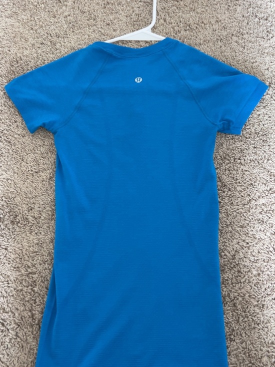 lululemon athletica Tops - lululemon athletica Blue Short-Sleeve Athletic Top